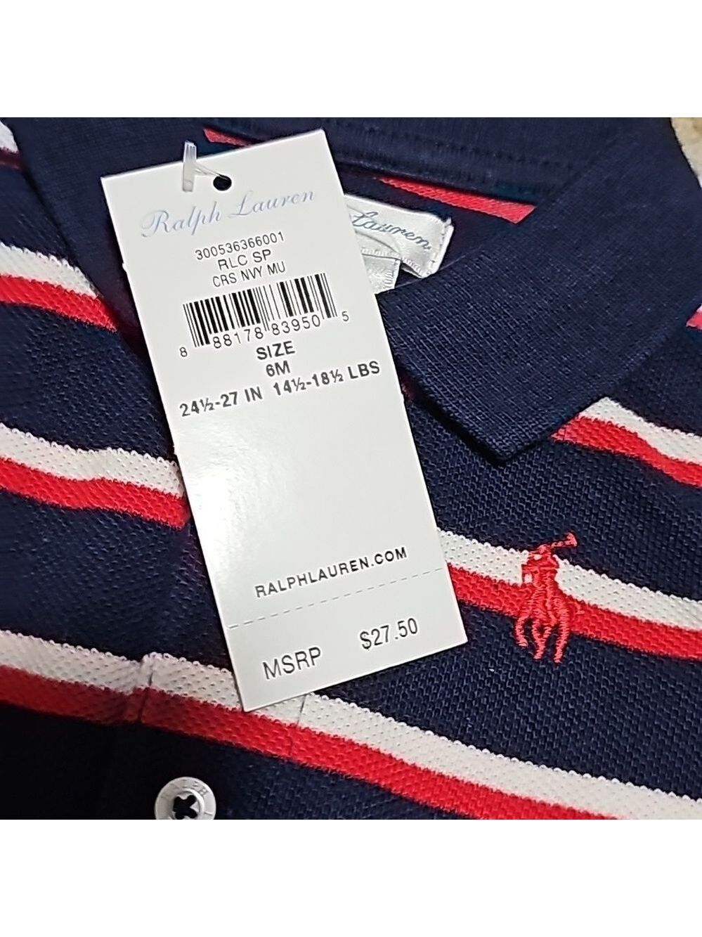 Polo ralph lauren one piece romper collared boys - Picture 4 of 6
